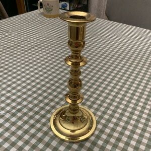 Baldwin Shiny Gold Color Candle Holder